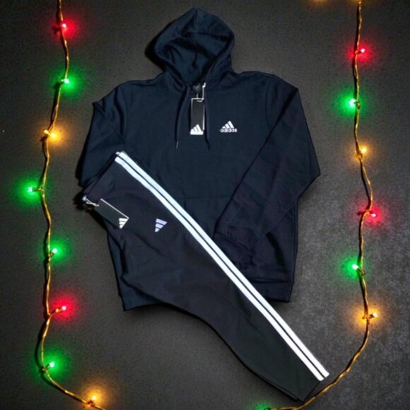 2 PC ADIDAS HOODIE AND LEGGINGS OUTFIT SIZE 2X BUNDLE MATCHING SET - Picture 1 of 3